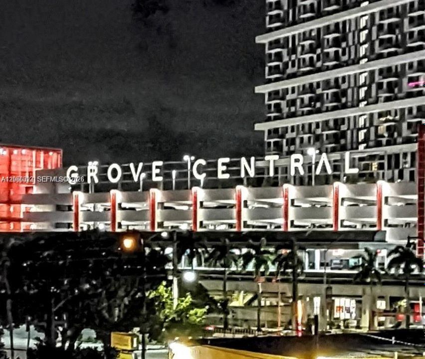 Grove Central - across the street