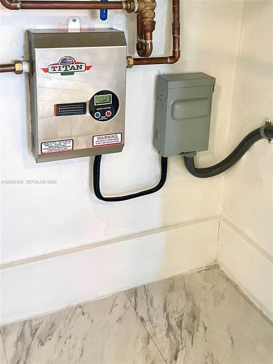 Brand new electric water heater