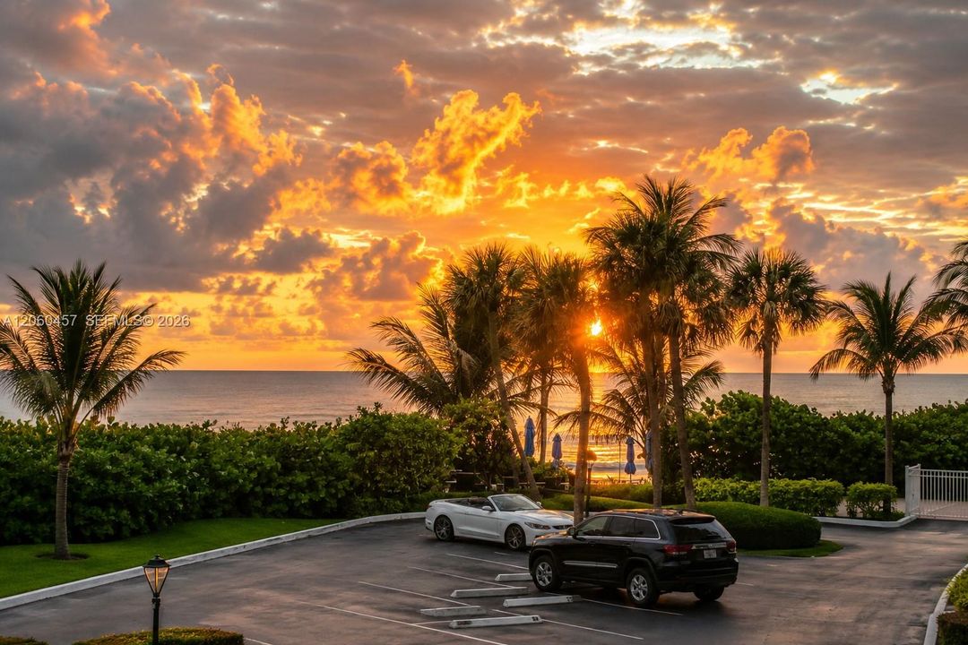 Ocean view from the balcony