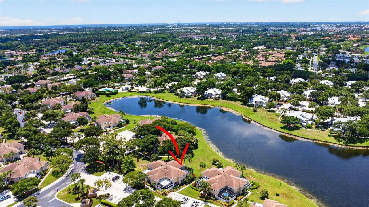 Aerial Lake View