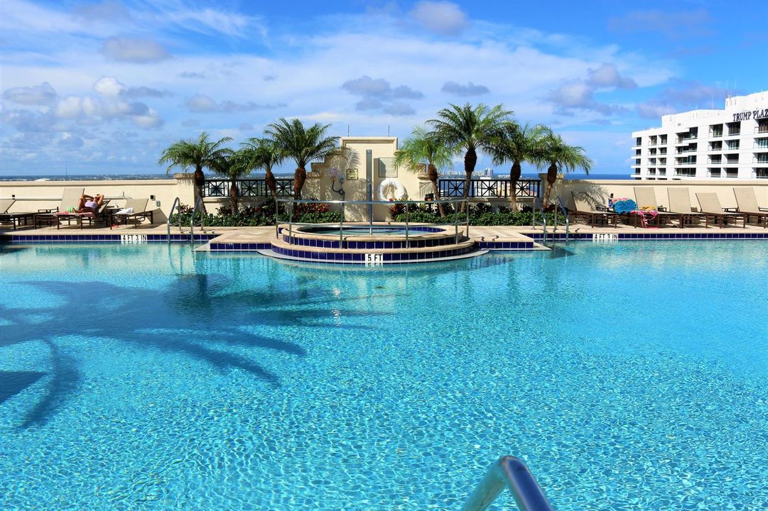 Expansive Pool w Ample Lounge Spots