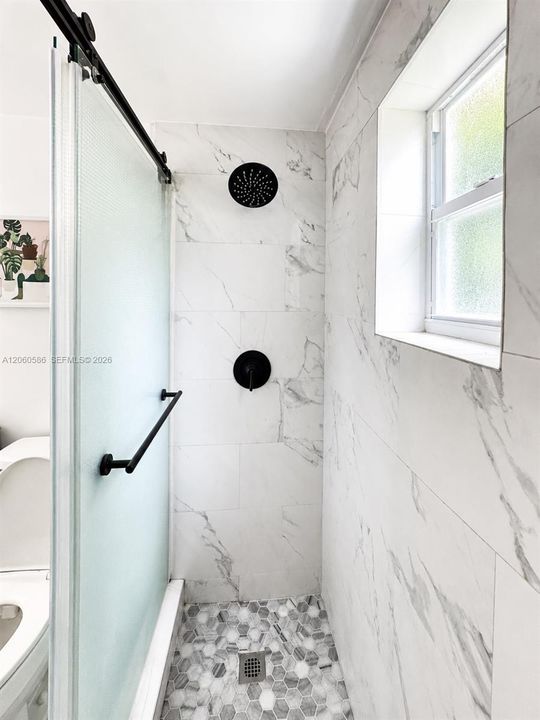 Renovated Shower