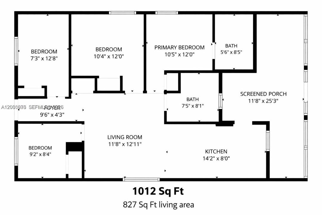 В аренду: $3,500 (4 спален, 2 ванн, 827 Квадратных фут)