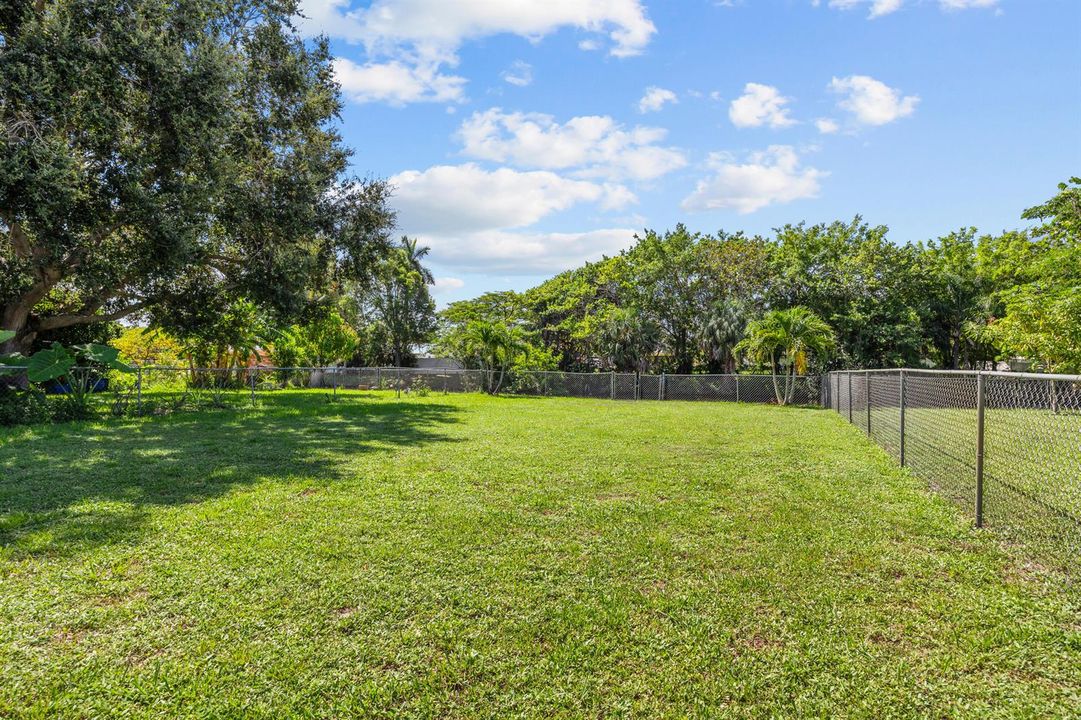 Large Fenced in Backyard