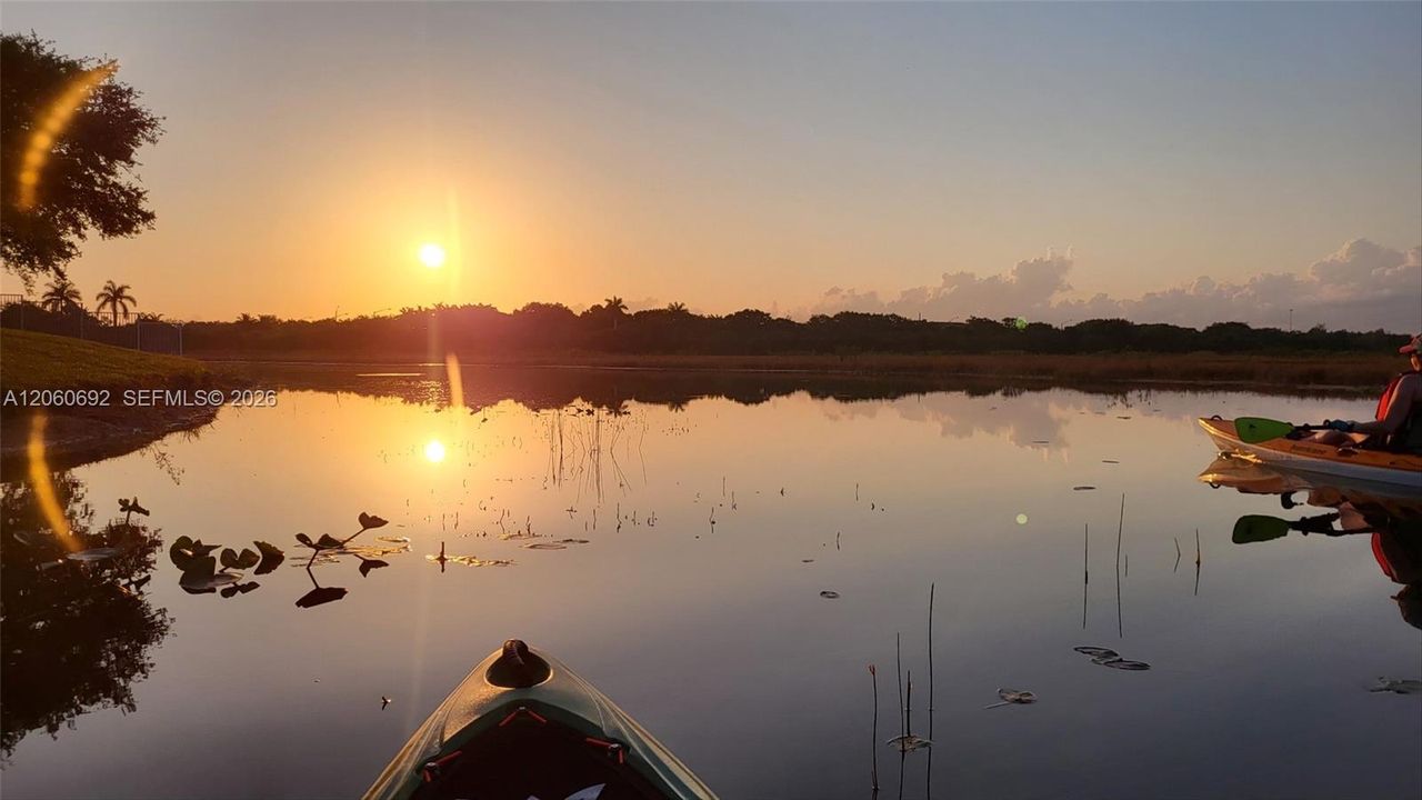 Enjoy kayaking right from your backyard!