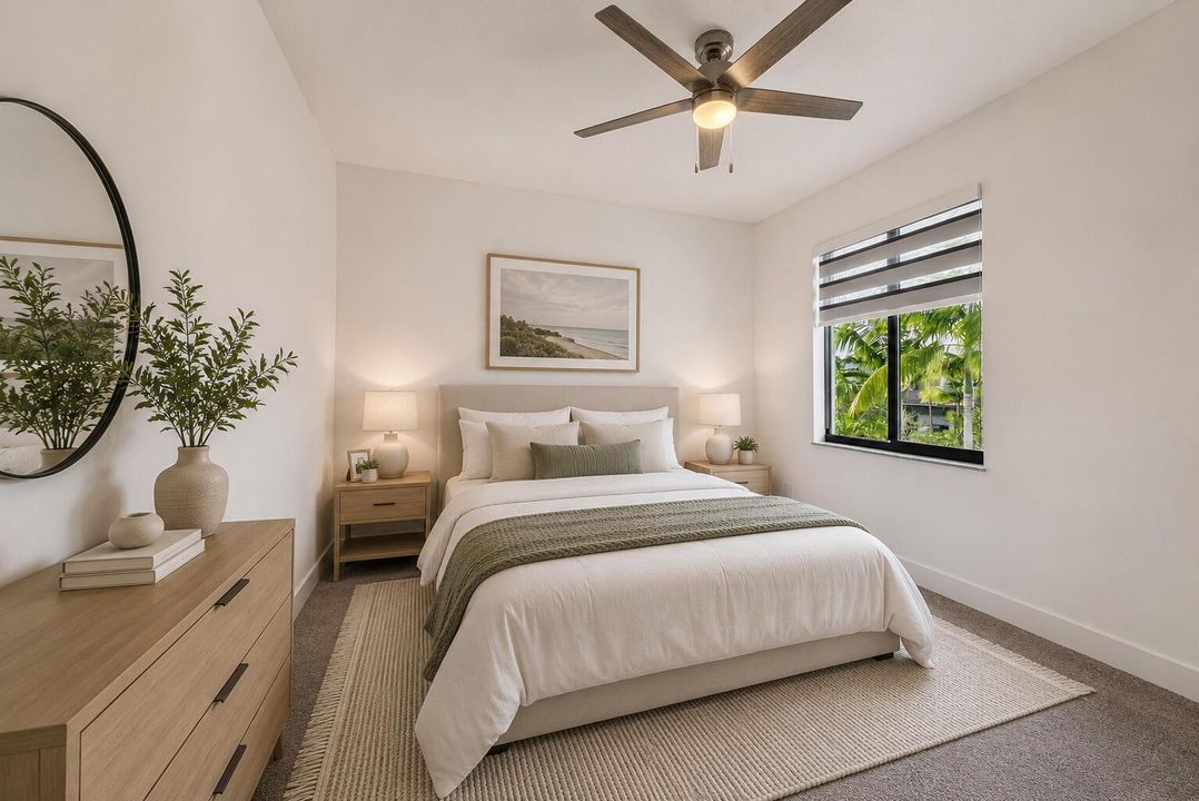 Bedroom at top of the stairs