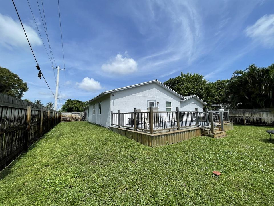 Rear yard