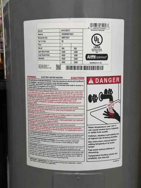 water heater