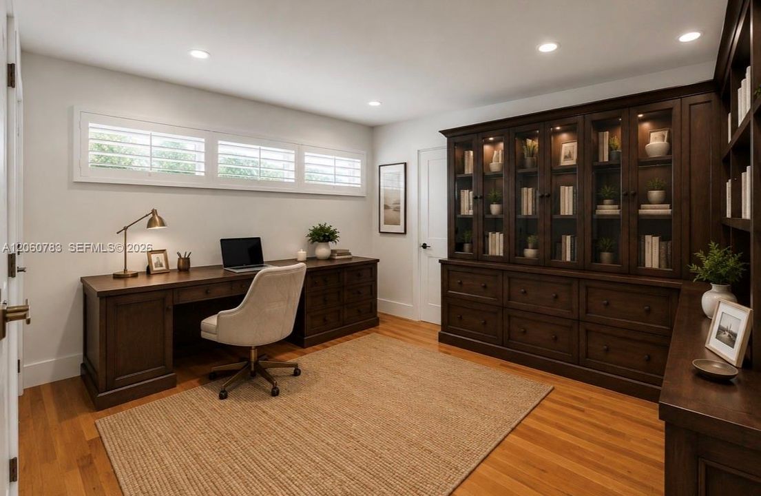 bedroom/office- Virtual Staging