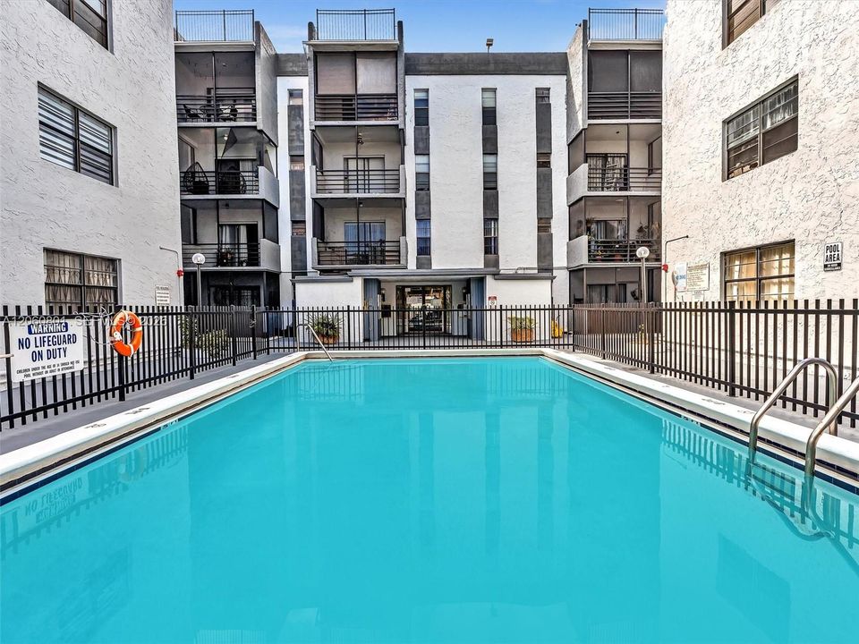 Community pool area