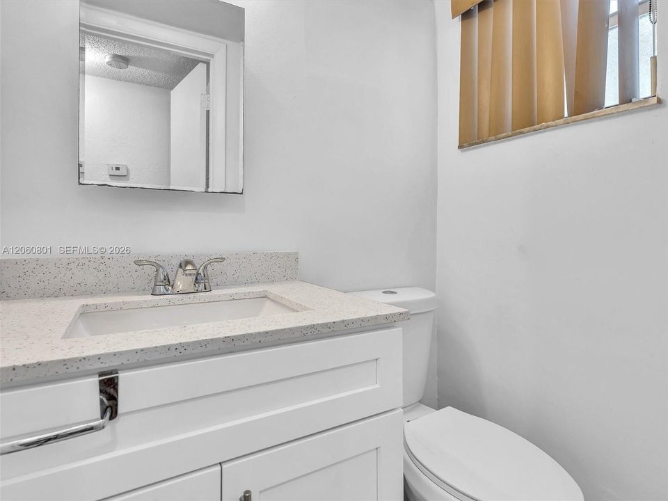 Remodeled half bathroom