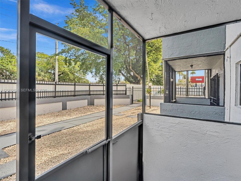 Screened Porch view