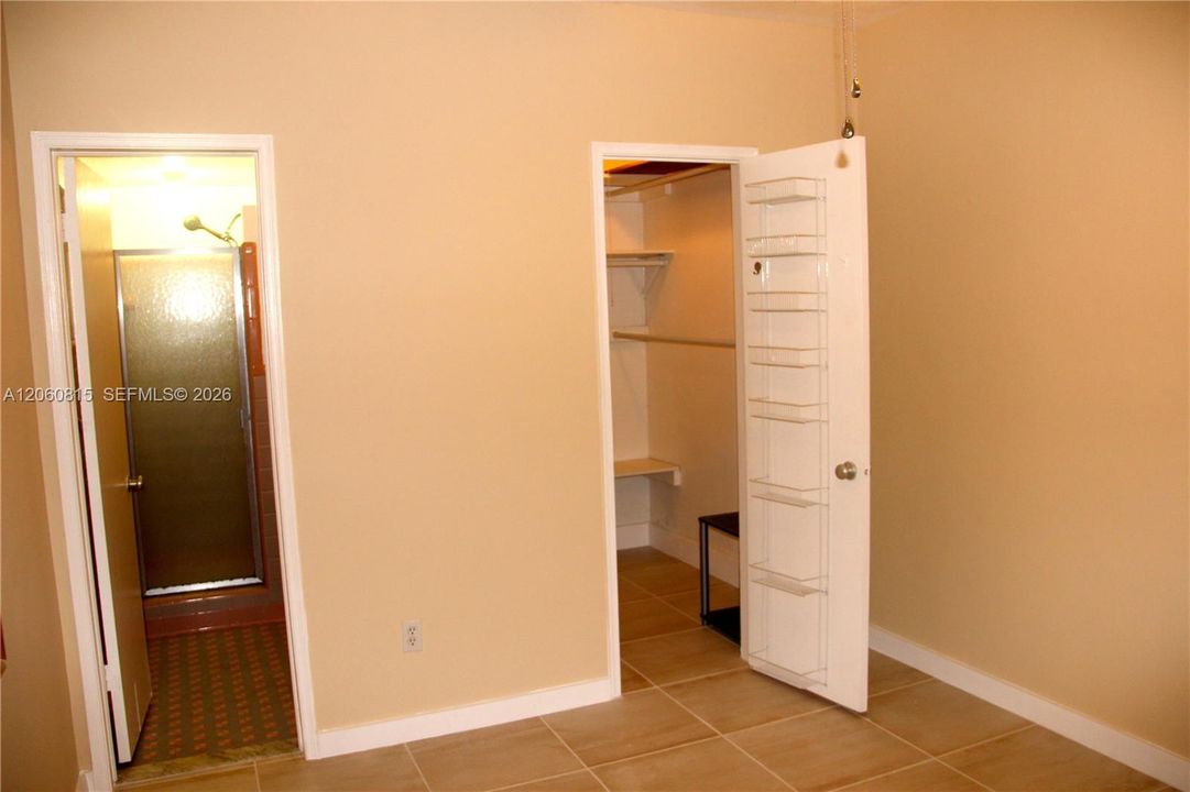 Bathroom & walk-in Closet