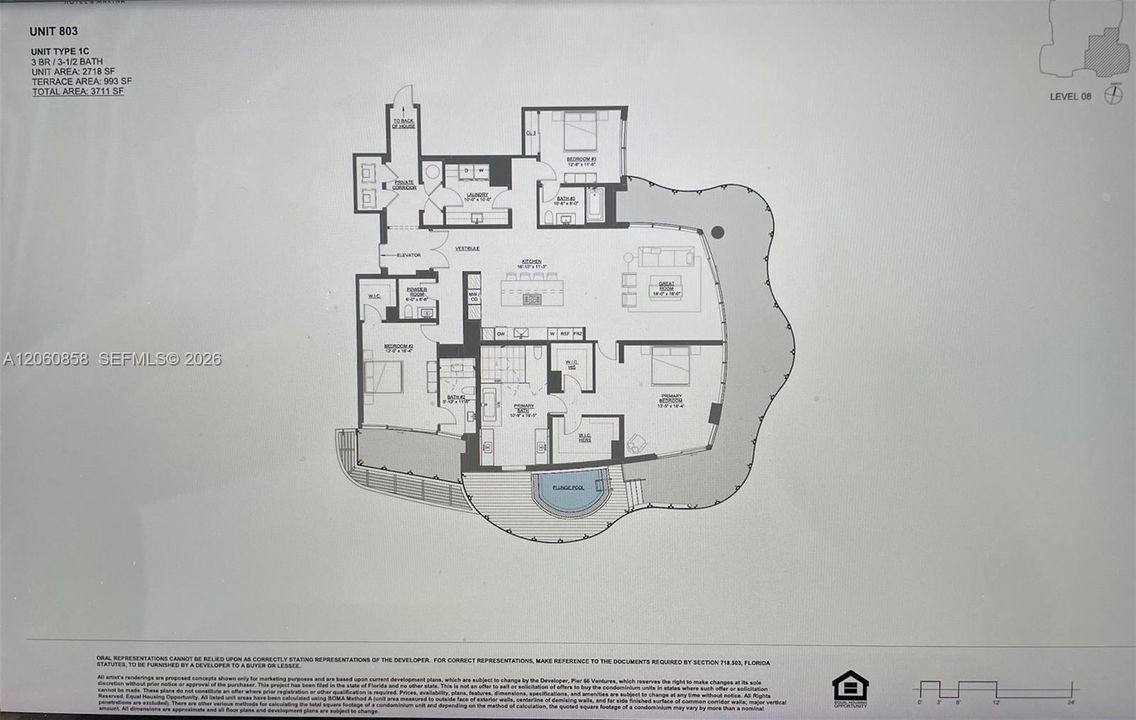 En Venta: $4,950,000 (3 camas, 3 baños, 2524 Pies cuadrados)