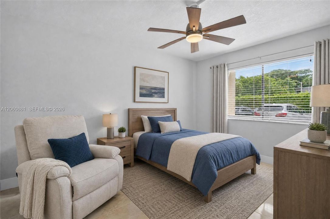 Virtually Decorated- Secondary Bedroom