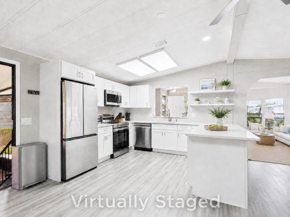 Virtual Staged Kitchen