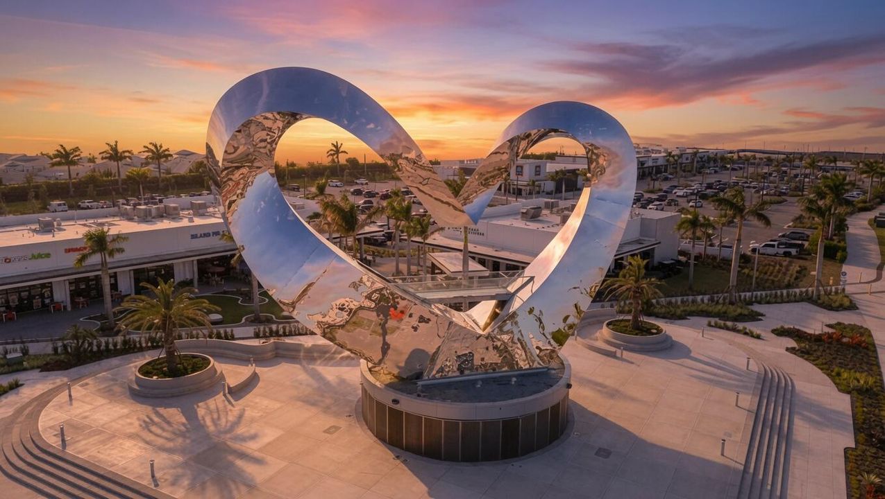 sunset heart