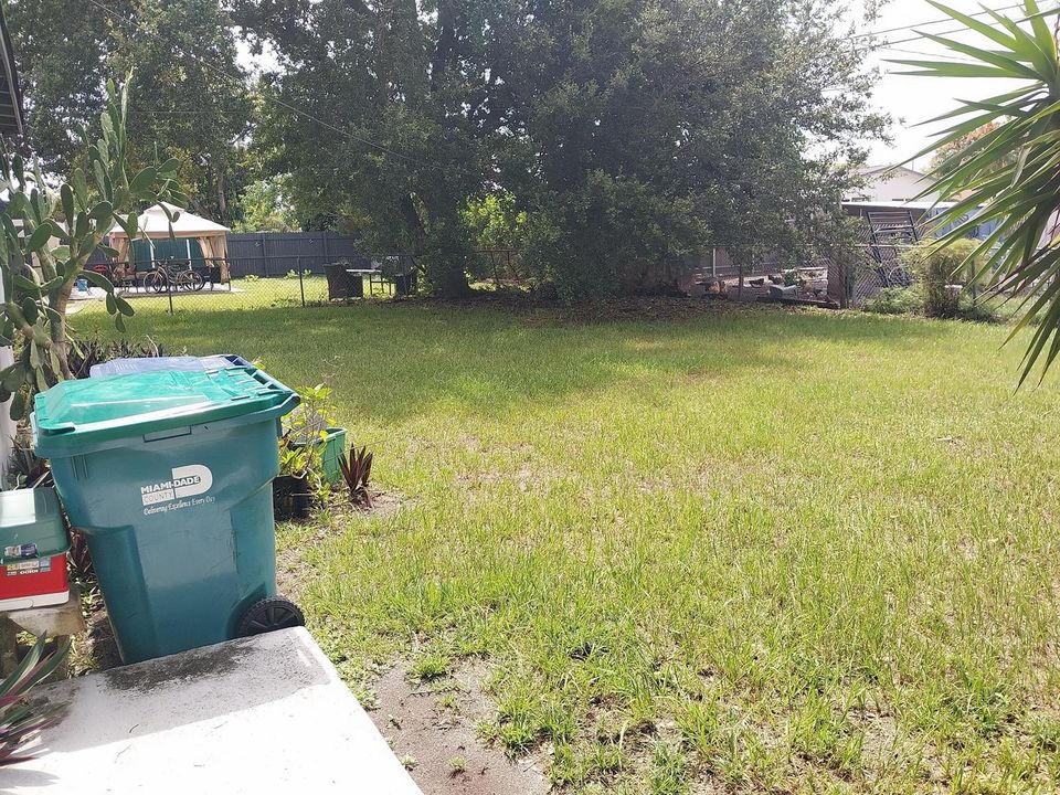Back of house and yard