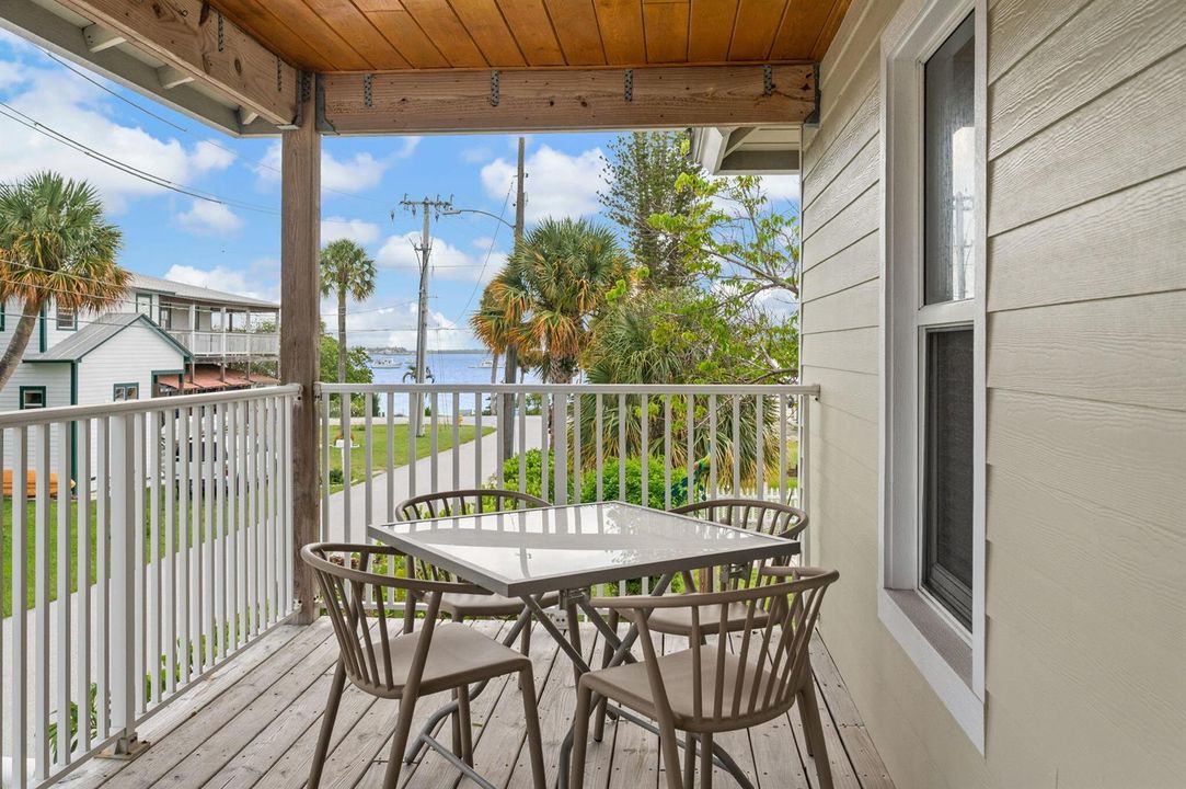 Front Covered patio w/ View