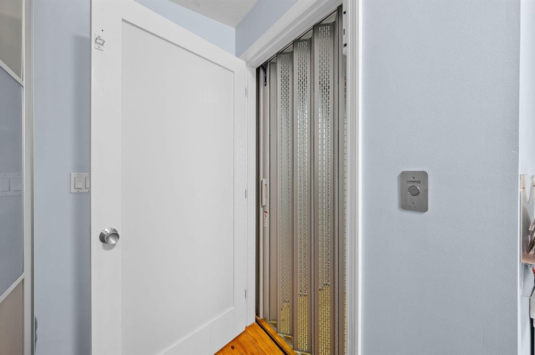 Interior Elevator Access in Den