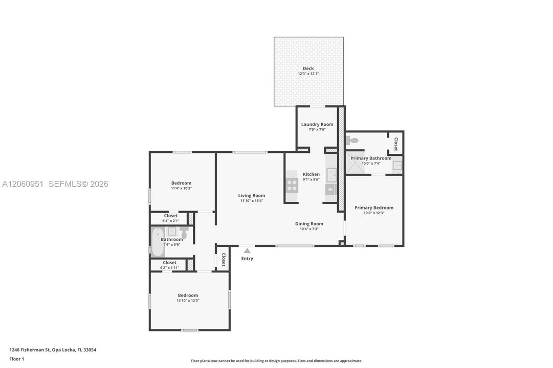 На продажу: $487,990 (3 спален, 2 ванн, 1238 Квадратных фут)