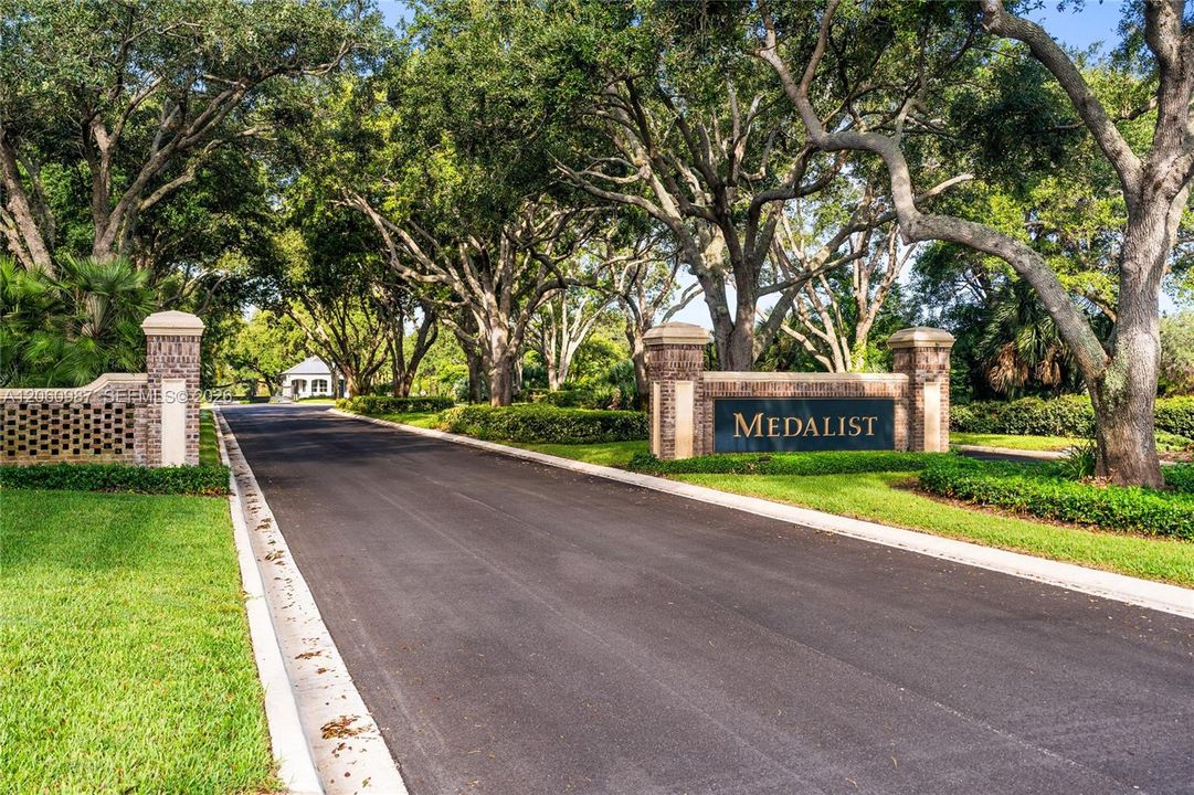 Medalist entrance