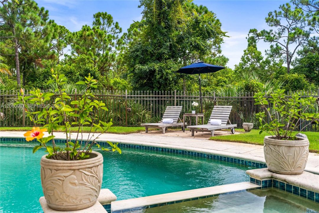 Pool resurfaced with Jade Pebble finish