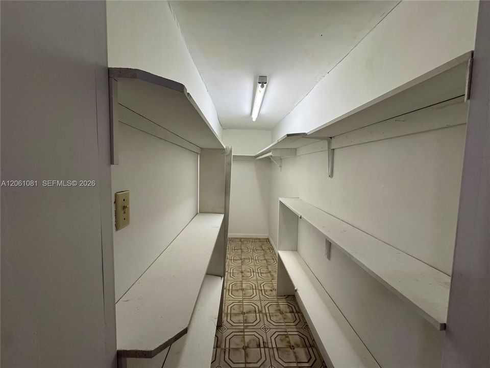 Another closet in the master bedroom.