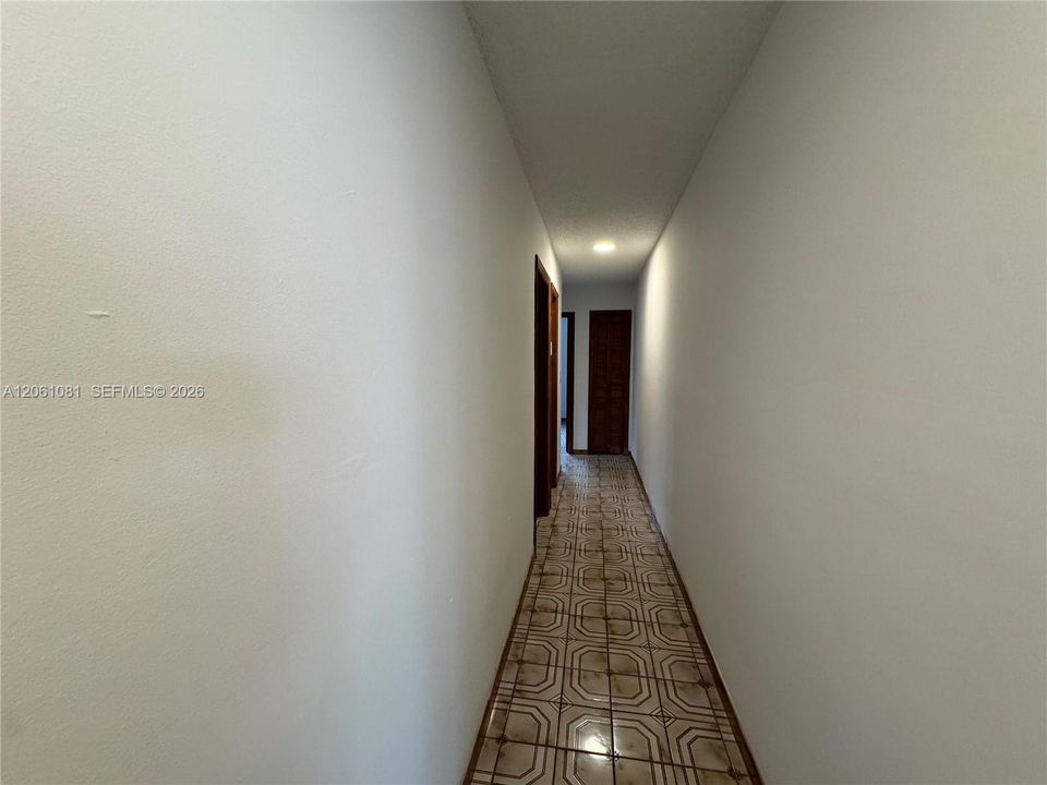 Hallway to the bedrooms.