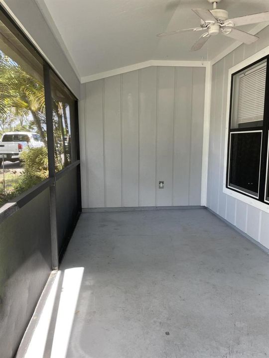 Screened in porch