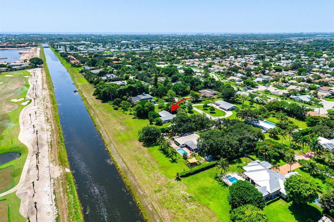 Aerial Canal View
