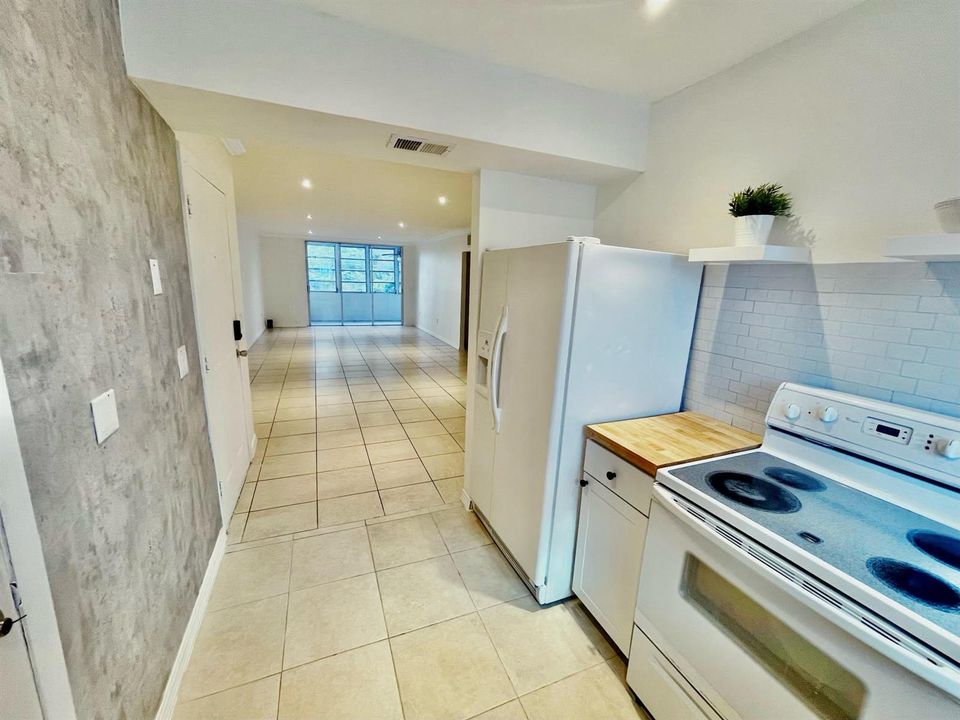 Kitchen + Living Rm