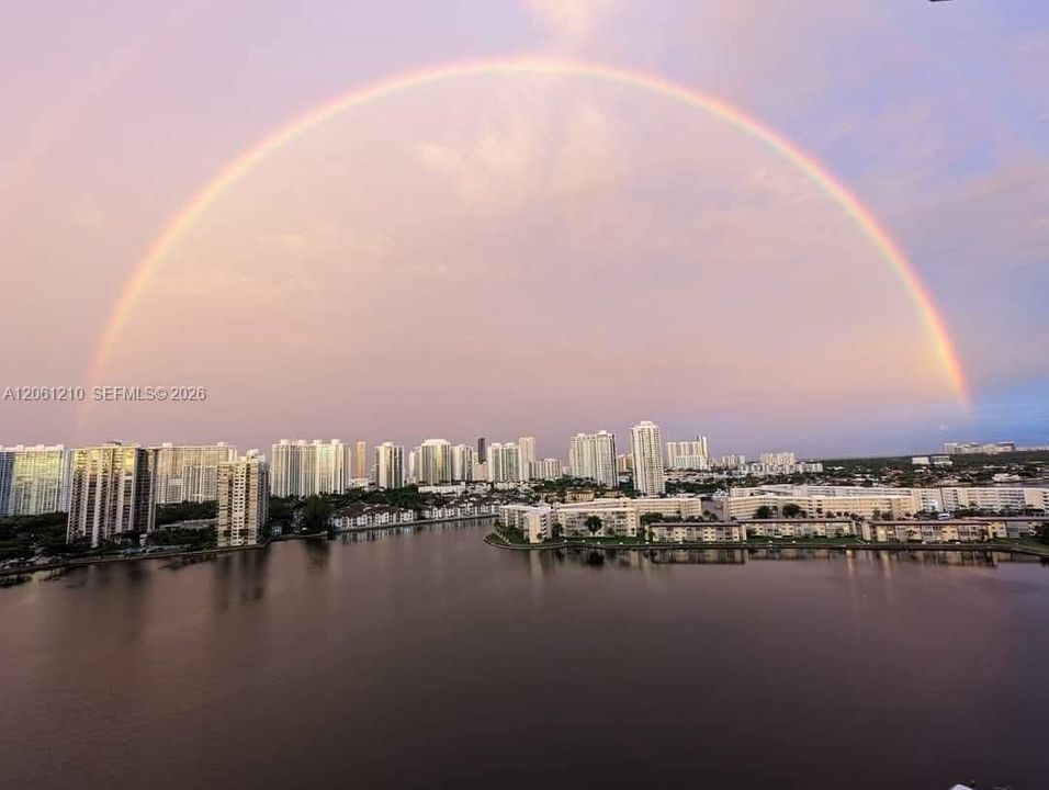 Rainbows common with afternoon showers