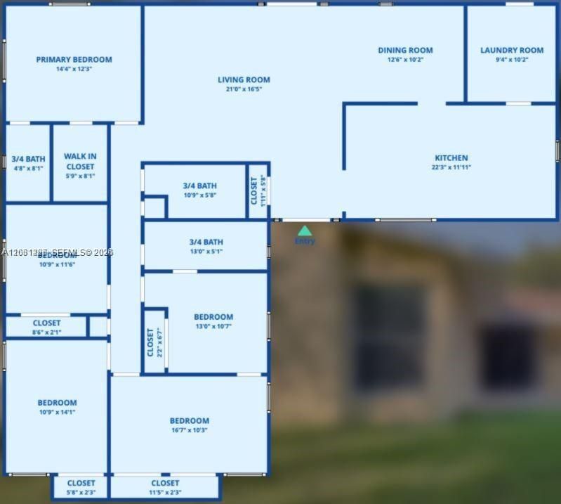For Rent: $4,250 (5 beds, 3 baths, 2047 Square Feet)