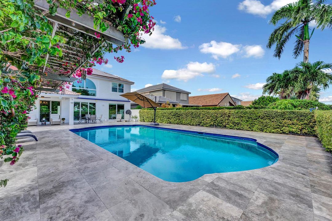 Pool & Bougainvillea Pergola