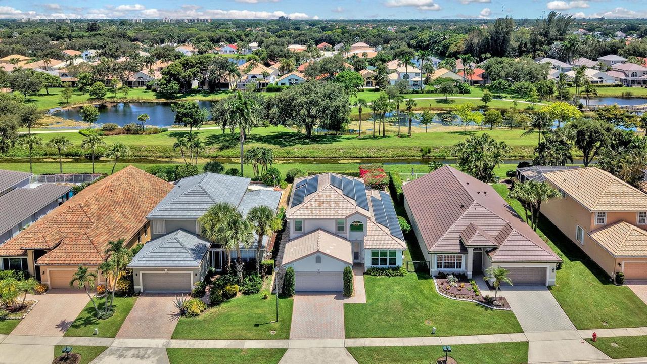Aerial Streetscape