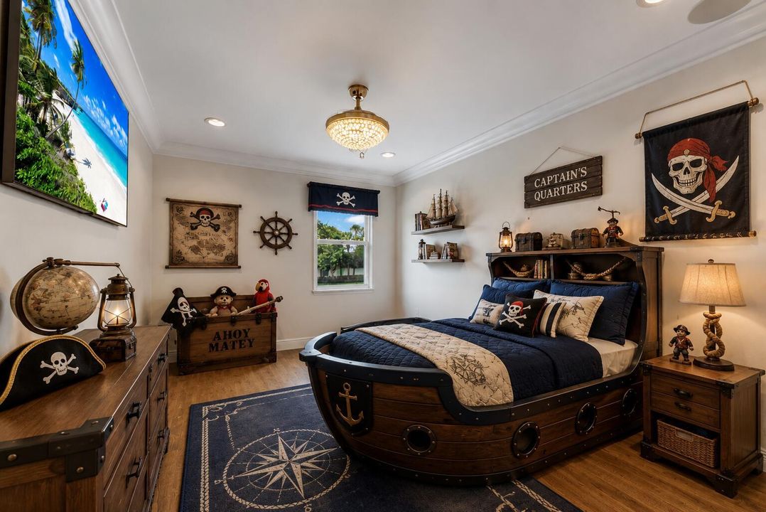 AI Bedroom 3 Childs Room Pirate Theme