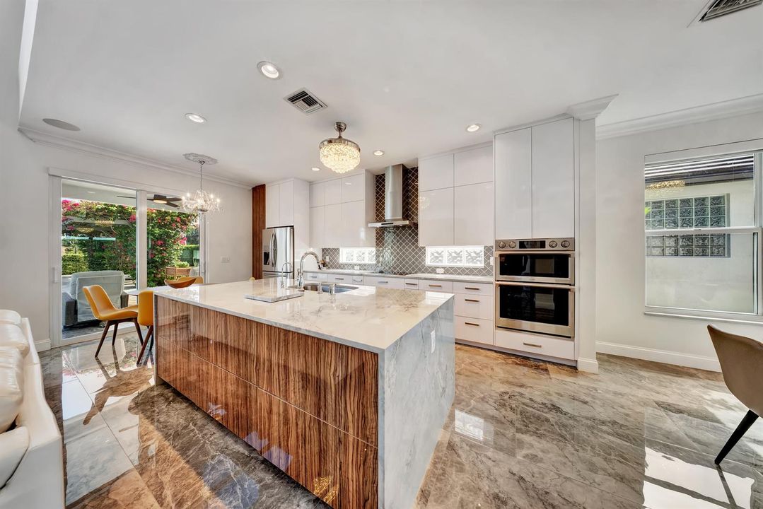 Kitchen To Patio View