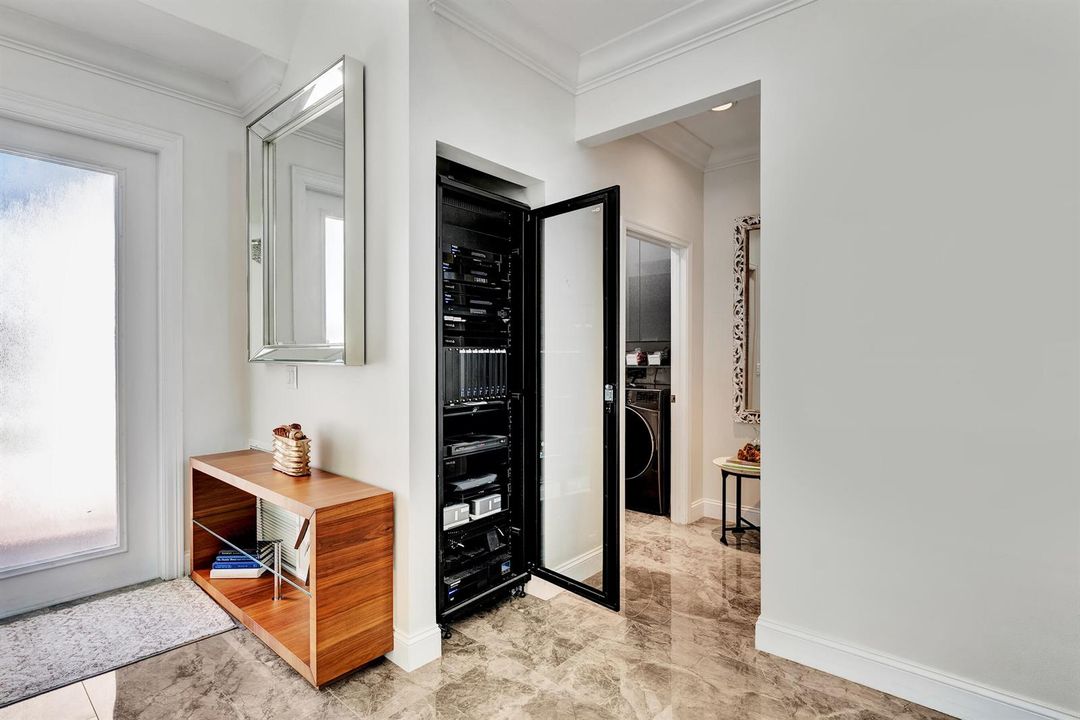 Entry Hall & AV Closet