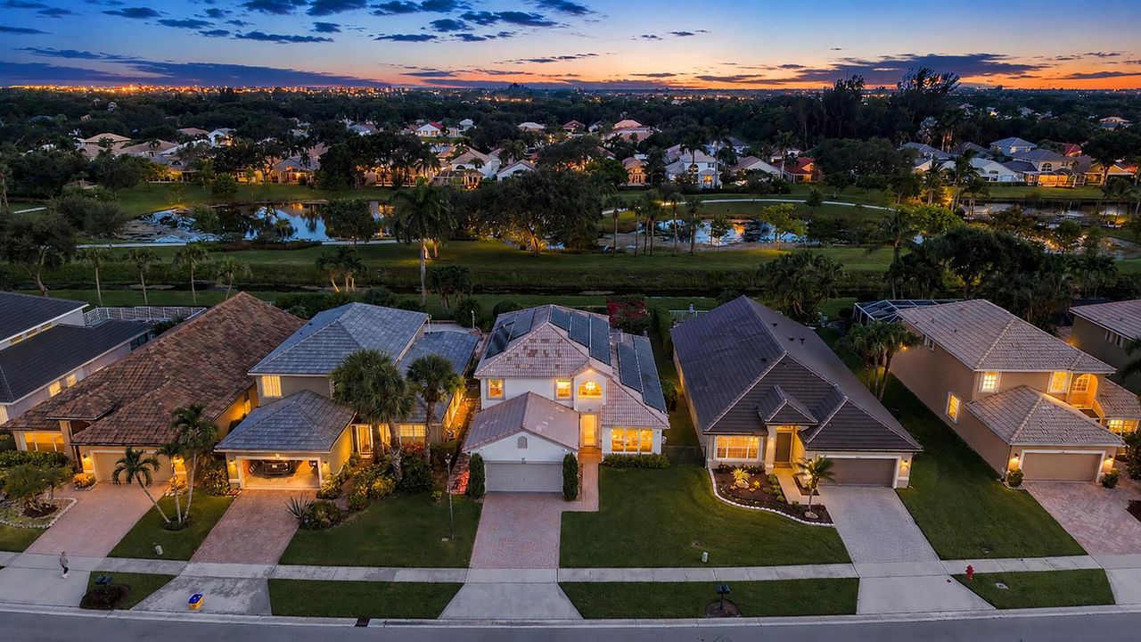 Twilight Street Aerial