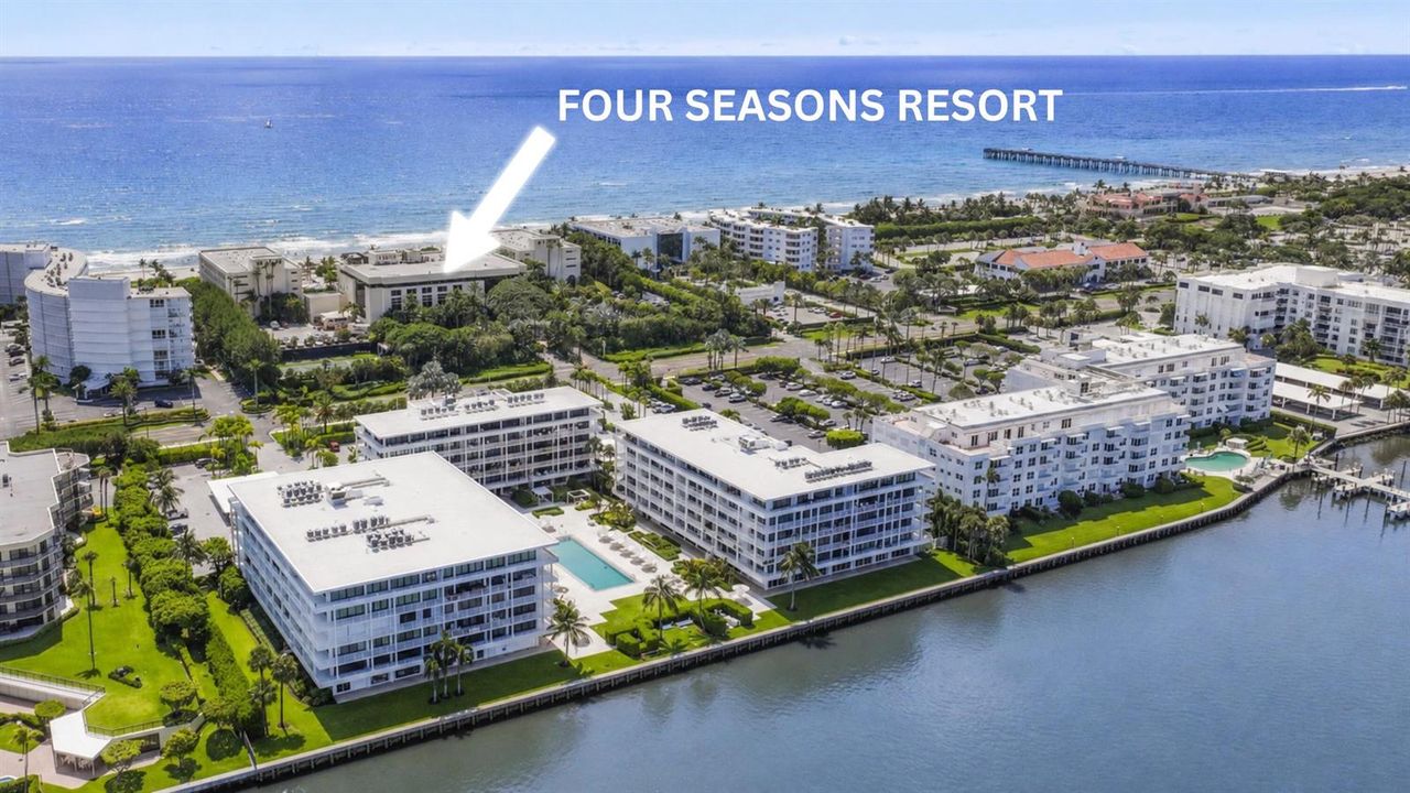 Aerial Four Seasons Proximity