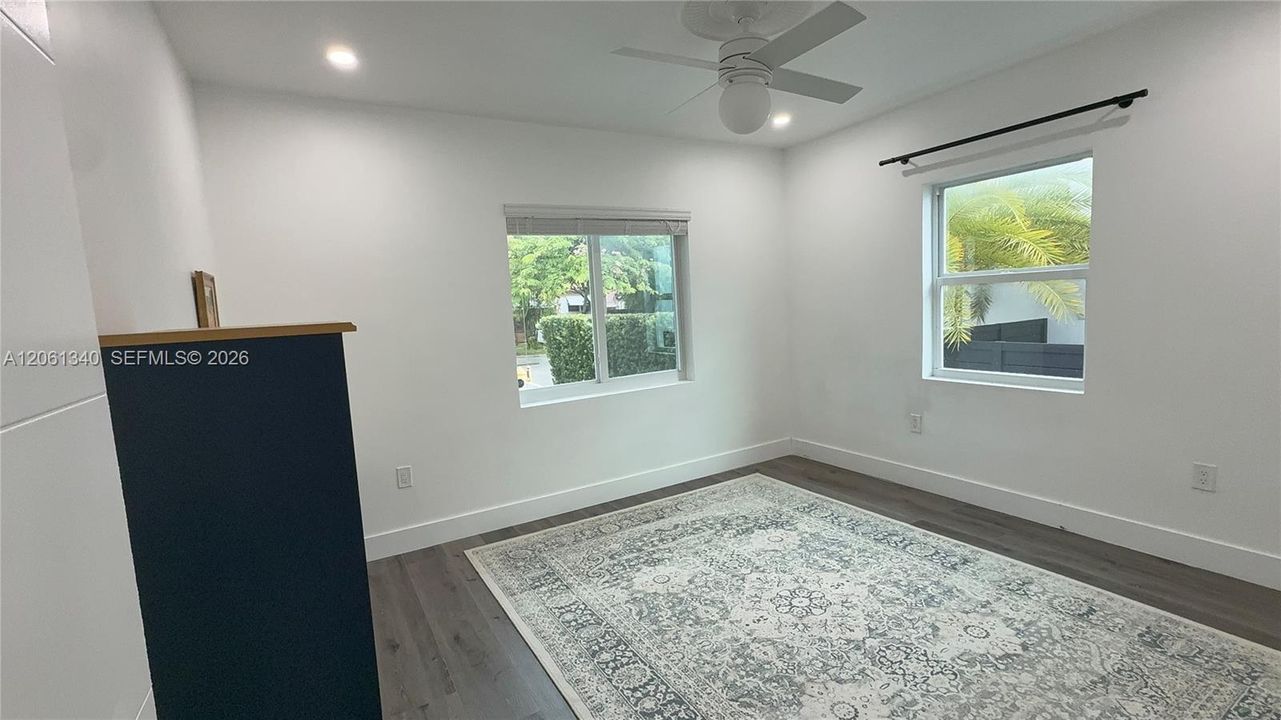 Bedroom at front of home
