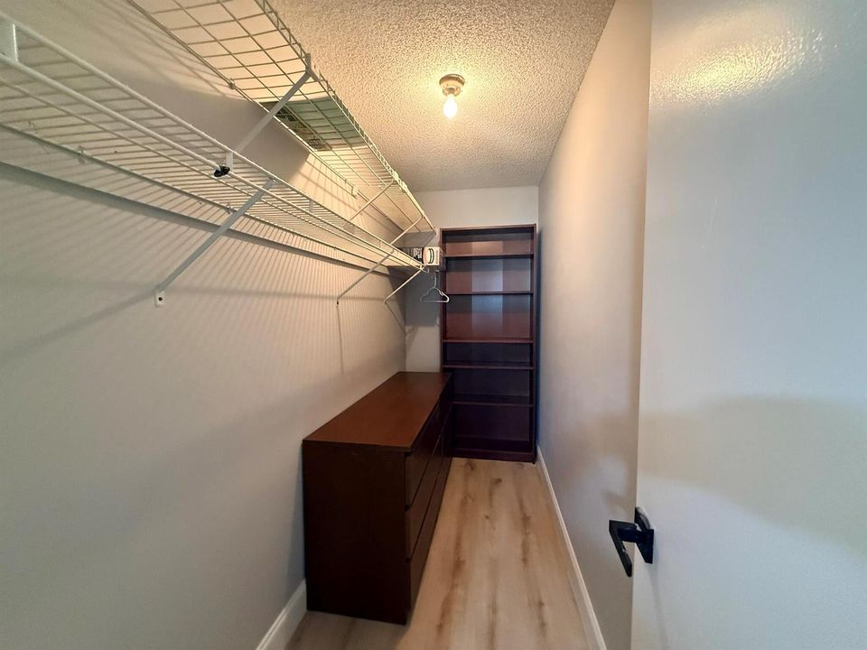 Master walk in closet