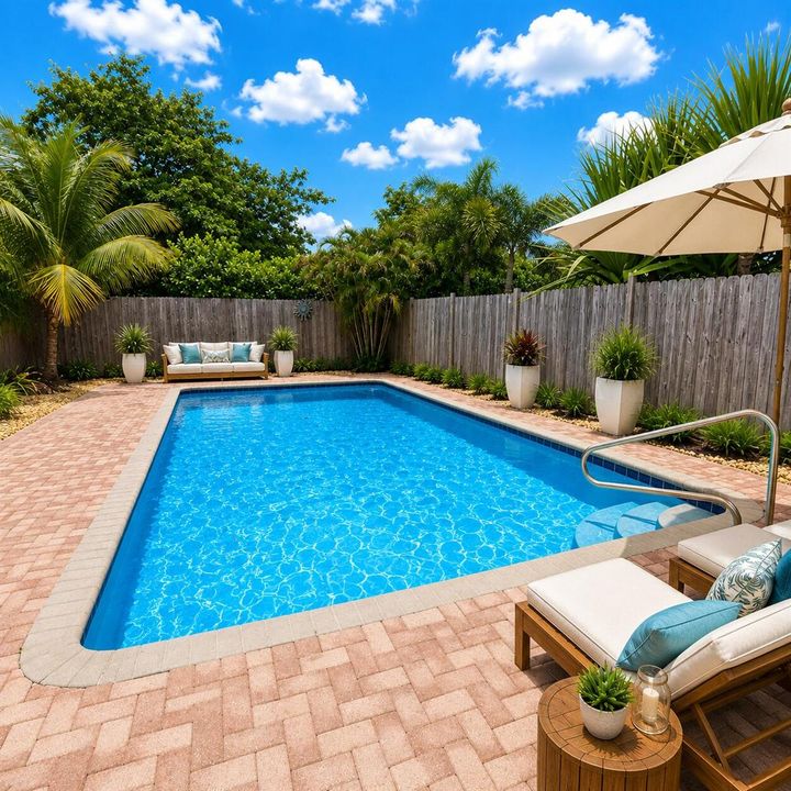 pool area STAGED