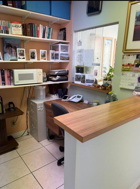 reception area