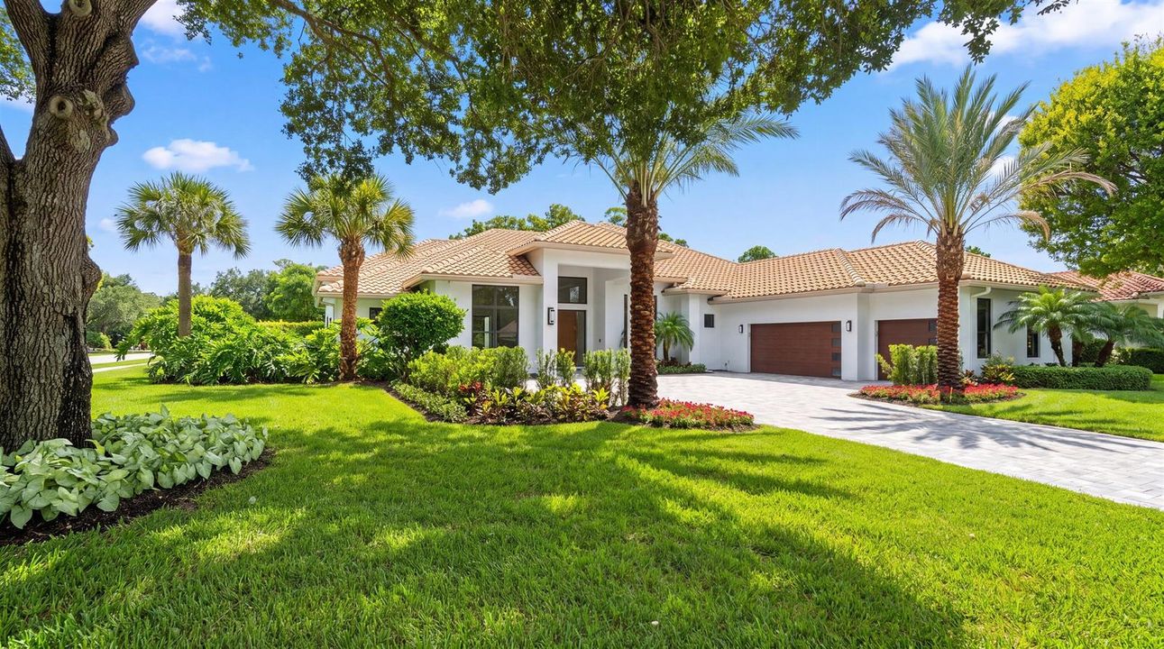 Front view and side yard