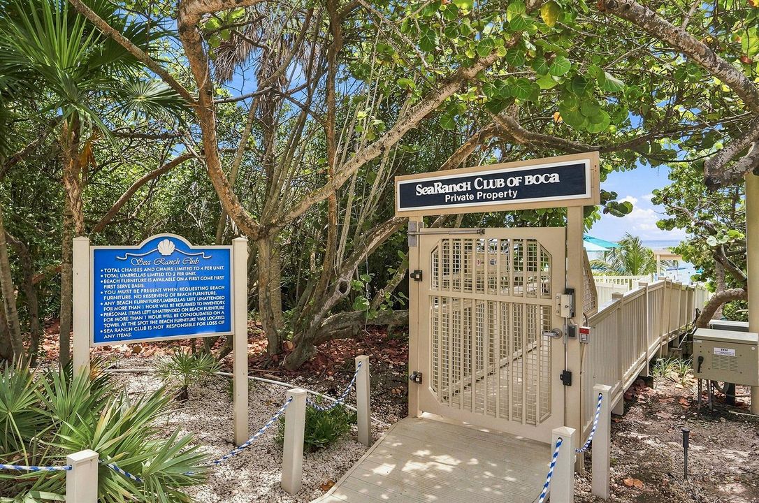 Beach Club Entrance