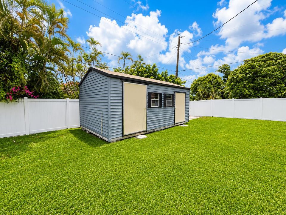 BACKYARD SHED