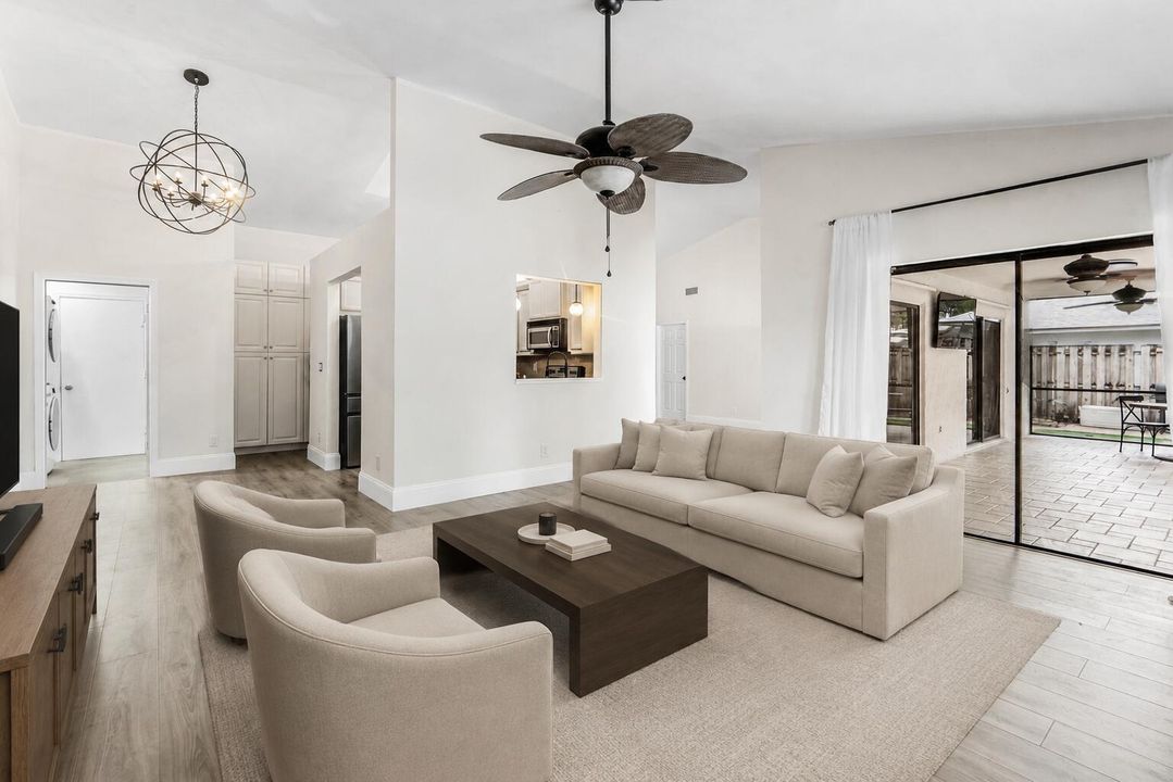 Virtually Staged Living Room