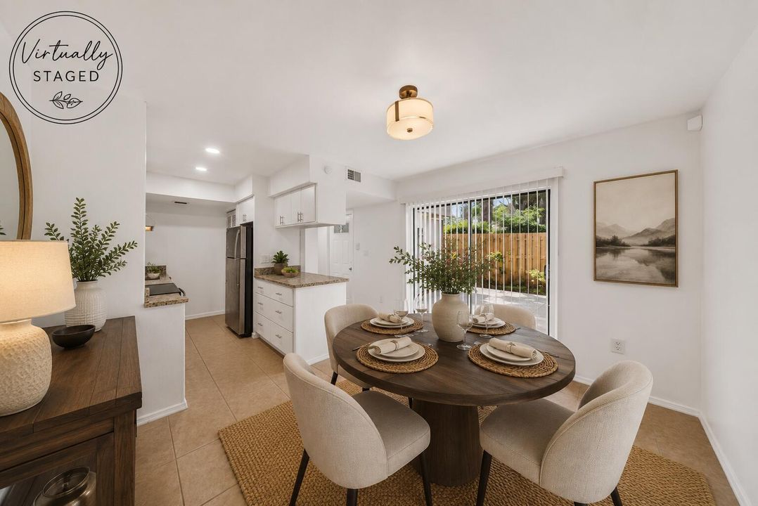 Dining Area Access to Patio
